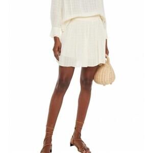 NEW VANESSABRUNO cugy skirt in ivoire